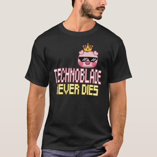 Technoblade stirbt Kids-T - Shirt nie (Vorderseite)