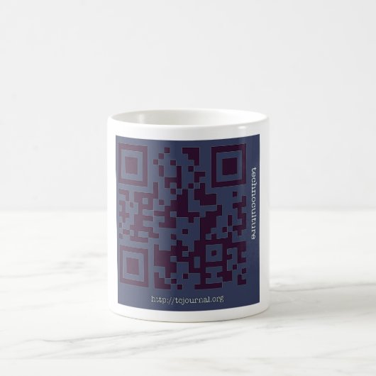 Technocultures QR Tasse (Mittel)