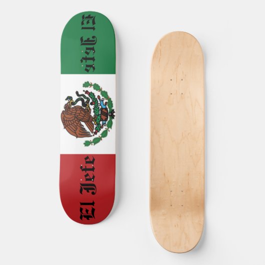 TechNoir Limited "El Jefe" Skateboard Deck (Vorderseite)