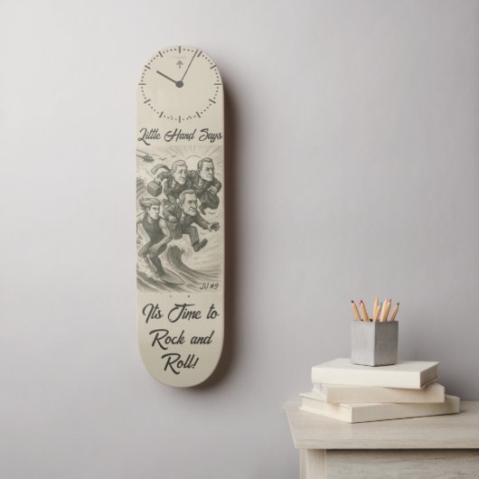 TechNoir Limited Skateboard Deck "Rock & Roll" (Wandkunst)