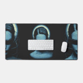 Technoir - Sci-fi Streetwear Desgin Schreibtischunterlage (Tastatur & Maus)