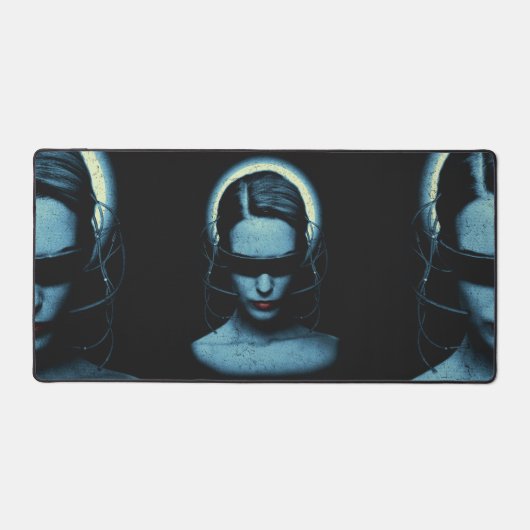 Technoir - Sci-fi Streetwear Desgin Schreibtischunterlage (Vorderseite)