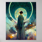 Technokrat Altar 4 Science Fiction Art Poster (Vorne)