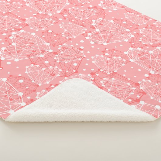 Technologic Heart Valentine's Day Muster Sherpadecke (3/4)