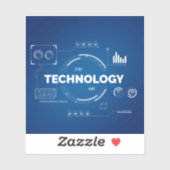 Technologie Aufkleber (Blatt)