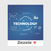 Technologie Aufkleber