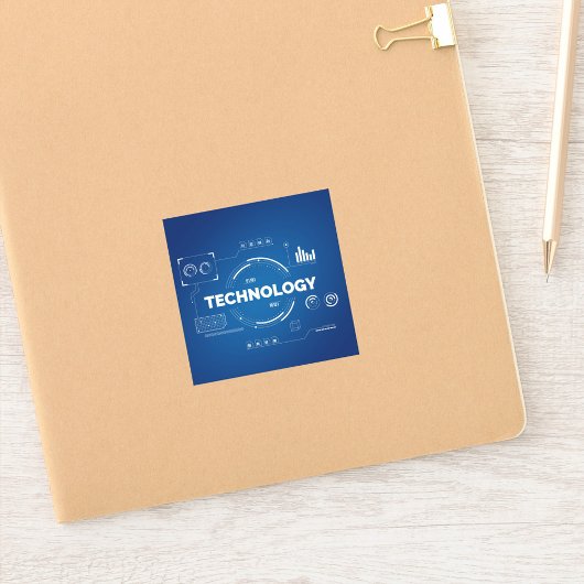 Technologie Aufkleber