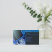 Technologie Dienstleistungen Visitenkarte (Stehend Vorderseite)