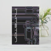 Technologie Einladung (Stehend Vorderseite)