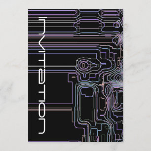 Technologie Einladung