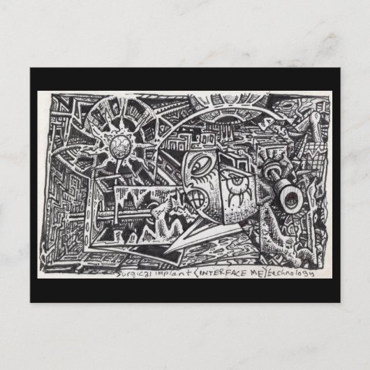 Technologie für chirurgisches Implantat (Interface Postkarte (Vorderseite)