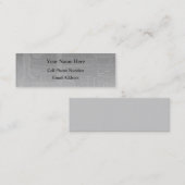 Technologie-Gesprächs-Profil und Visitenkarte (Vorne/Hinten)