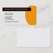 Technologie hält Visitenkarte instand (Vorne/Hinten)