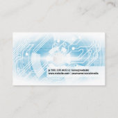 Technologie-Hintergrund | Kreuzung Visitenkarte (Rückseite)