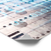 Technologie-Innovation mit elektronischem Auge Poster (Ecke)