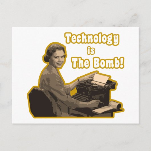 technologie_ist_der_knüller postkarte (Vorderseite)