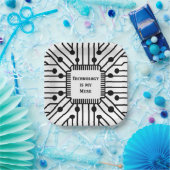 Technologie ist meine Muse Pappteller (Party)