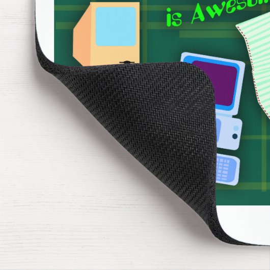 Technologie ist Phantastisch Spaß für Retro-Artike Mousepad (Ecke)