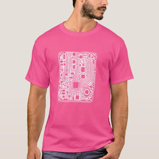 Technologie. Kreis. Computer T-Shirt (Vorderseite)