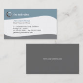 Technologie kurvt Visitenkarte 2 (Vorne/Hinten)