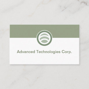 Technologie-Logo-Geschäftskarten-Design Visitenkarte