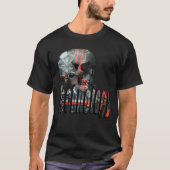 Technologie-Logo und Computerskull, T-Shirt (Vorderseite)
