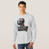 Technologie-Logo und Computerskull, T-Shirt (Vorne ganz)