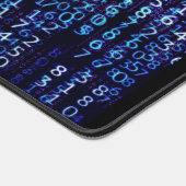 Technologie Matrix-Binärkode Schreibtischunterlage (Ecke)