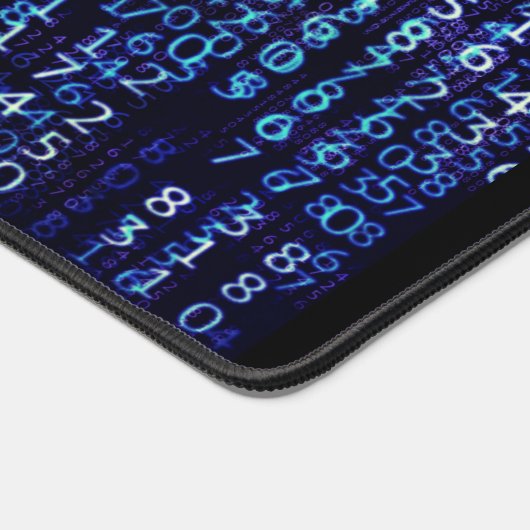 Technologie Matrix-Binärkode Schreibtischunterlage (Ecke)