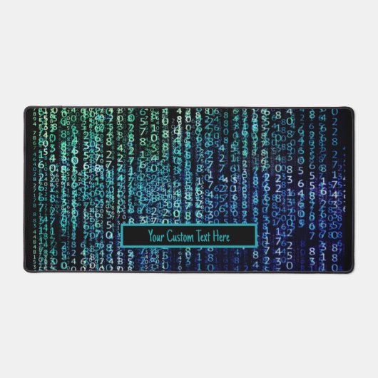 Technologie Matrix-Binärkode Schreibtischunterlage (Vorderseite)