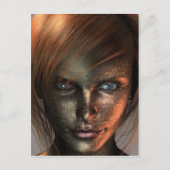 Technologie Mensch Postkarte (Vorderseite)