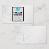 Technologie | Mikrochip-Logo Visitenkarte (Vorne/Hinten)