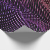 Technologie mit schwarzem Hintergrund. 3d-Illustra Geschenkpapier (Ecke)