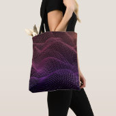 Technologie mit schwarzem Hintergrund. 3d-Illustra Tasche (Von Nahem)