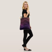 Technologie mit schwarzem Hintergrund. 3d-Illustra Tasche (Am Model)