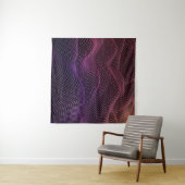 Technologie mit schwarzem Hintergrund. 3d-Illustra Wandteppich (Beispiel (Horizontal))