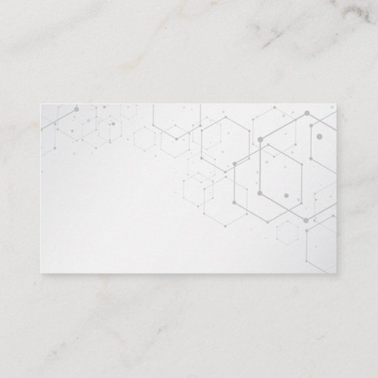 Technologie | Modern | QR-Code Visitenkarte (Rückseite)