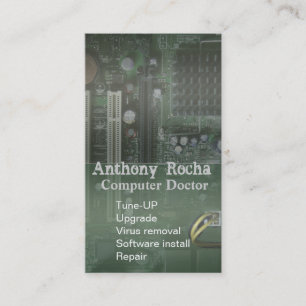 Technologie-Motherboard-Computer-Tech-Reparatur Visitenkarte