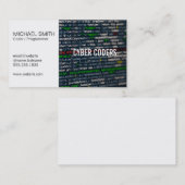 Technologie | Programmierer | Coder Visitenkarte (Vorne/Hinten)