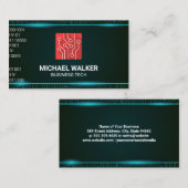 Technologie | Schaltkreise Visitenkarte (Vorne/Hinten)