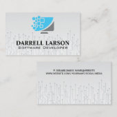 Technologie-Software-Logo Visitenkarte (Vorne/Hinten)