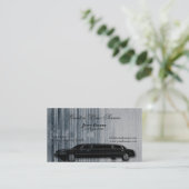 Technologie-Streifen-Limousinen-Visitenkarte Visitenkarte (Stehend Vorderseite)