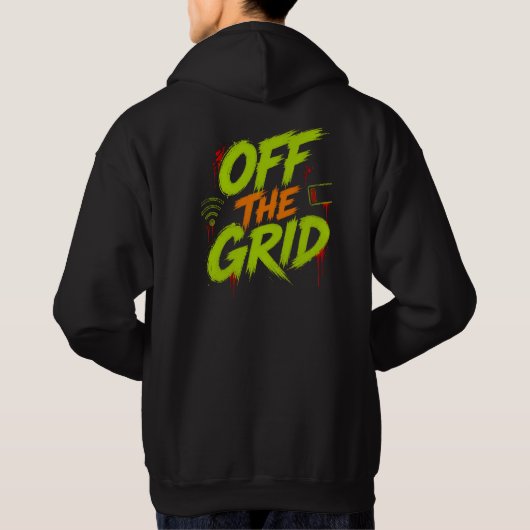 Technologie und Remote-Arbeit Hoodie (Rückseite)