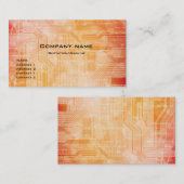 Technologieart-Visitenkarte Visitenkarte (Vorne/Hinten)