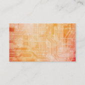 Technologieart-Visitenkarte Visitenkarte (Rückseite)