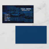Technologieart-Visitenkarte Visitenkarte (Vorne/Hinten)