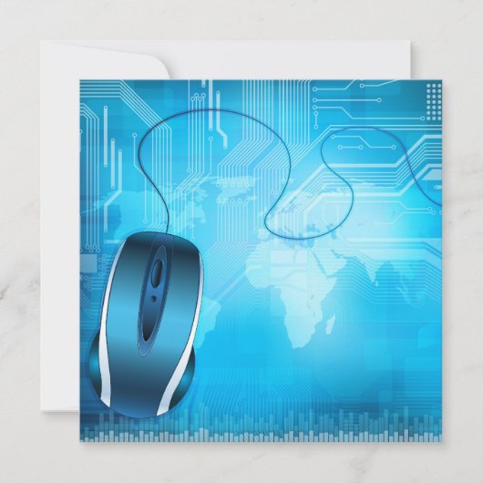 Technologiearteinladung Einladung (Vorderseite)