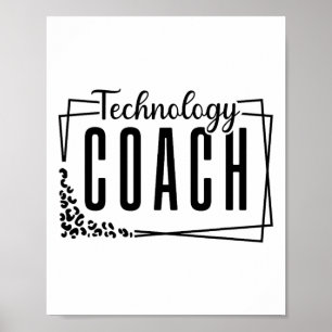 Technologiecoach für Unterricht Cool Design für Te Poster