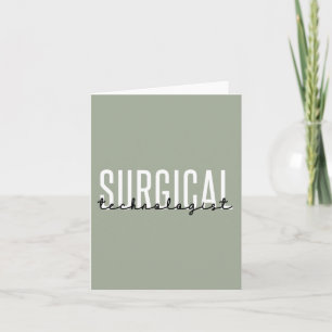 Technologierin Med Surg Tech Operation Tech Karte