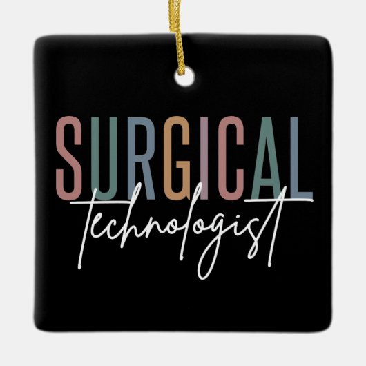 Technologierin Med Surg Tech Operation Tech Keramikornament (Vorderseite)